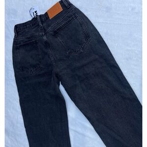 NWT Women's Black Princess Polly Asymmetrical‎ Black Jeans Size 4